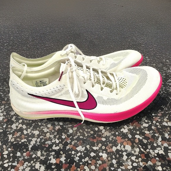 Nike ZoomX Dragonfly Size 15 Sail Fierce Pink Track Spikes Running Shoes - Picture 1 of 8